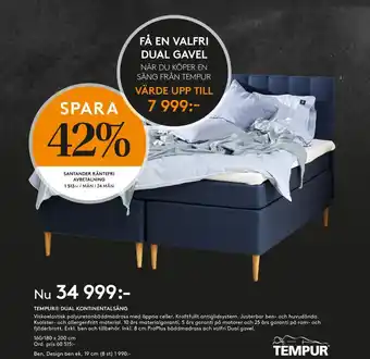 Seng Tempur sängar erbjuda