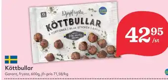 Hemköp Garant köttbullar erbjuda