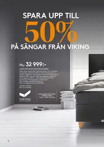Seng Viking beds of sweden sängar erbjuda