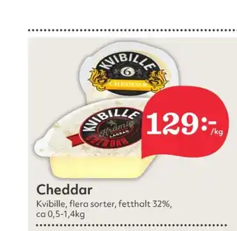 Hemköp Kvibille cheddar erbjuda