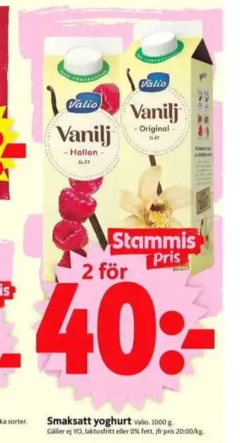 ICA Supermarket Valio yoghurt erbjuda