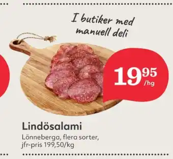 Hemköp Lönneberga salami erbjuda