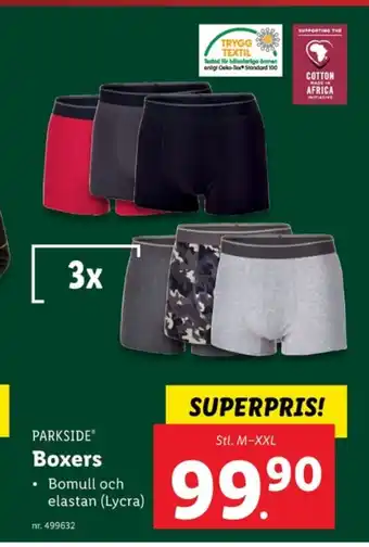 Lidl Livergy boxer erbjuda