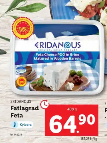 Lidl Eridanous fetaost erbjuda