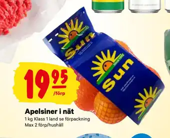 City Gross Apelsiner i nät erbjuda