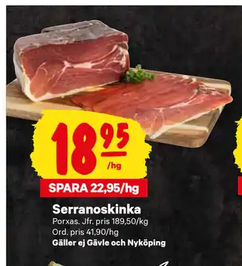 City Gross Serranoskinka erbjuda
