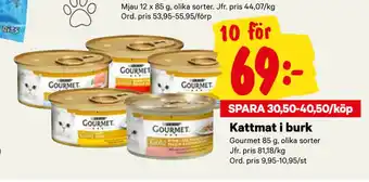 City Gross Kattmat i burk erbjuda