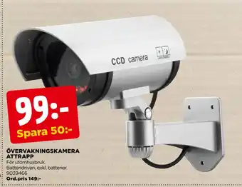 Jem&Fix Övervakningskamera attrapp erbjuda