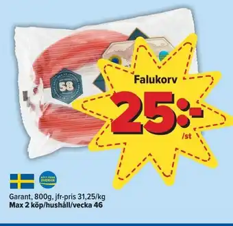 Östenssons Falukorv erbjuda