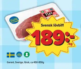 Östenssons Svensk lövbiff erbjuda