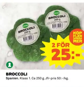 Coop Coop broccoli erbjuda