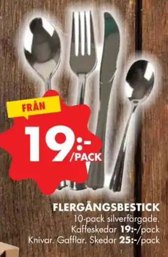 ÖoB Sjöbogården engångsbestick/servis erbjuda