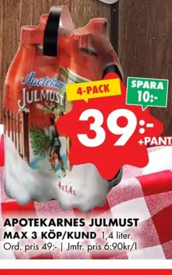 ÖoB Apotekarnes julmust erbjuda