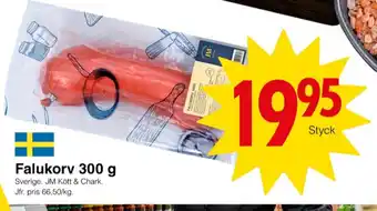 Matöppet Jm chark falukorv erbjuda