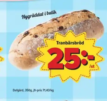 Östenssons Dafgårds butiksbakat matbröd erbjuda