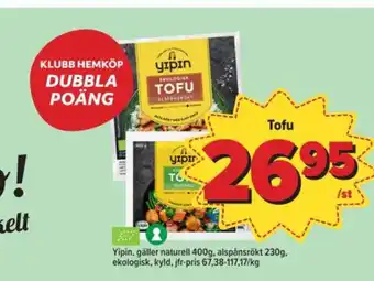 Östenssons Yipin tofu erbjuda