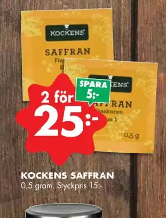 ÖoB Kockens saffran erbjuda