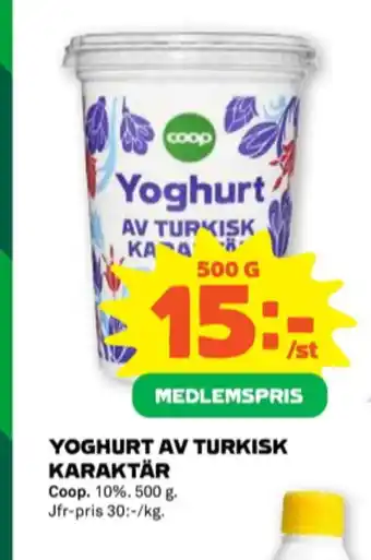 Stora Coop Coop yoghurt erbjuda