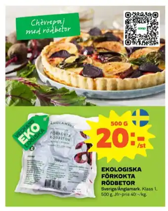 Stora Coop Änglamark rödbetor erbjuda