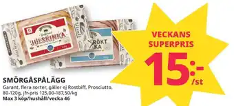 Tempo Garant skinka erbjuda