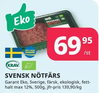 Tempo Garant nötfärs 12% erbjuda