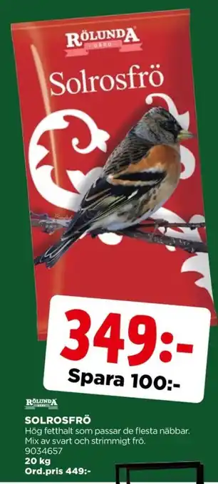 Jem&Fix Rölunda solrosfrön erbjuda