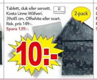Bo Ohlsson Kosta Linnewäfveri Dukar erbjuda