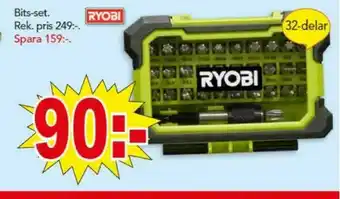 Bo Ohlsson Ryobi Bitsset erbjuda