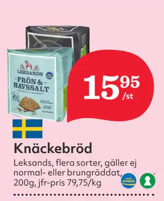 Hemköp Knäckebröd erbjuda