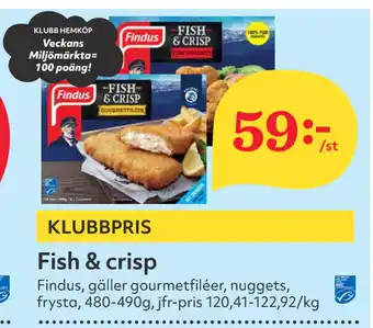 Hemköp Fish & crisp erbjuda