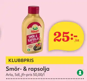 Hemköp Smör- & rapsolja erbjuda