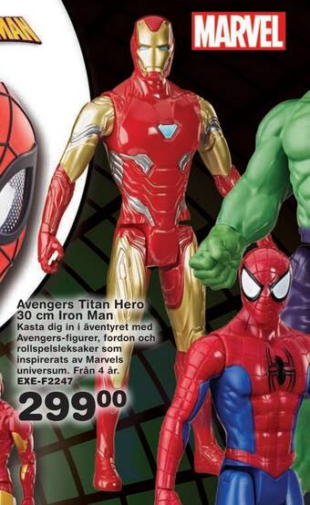 Lekextra Avengers titan hero 30 cm iron man erbjuda