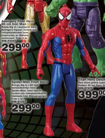 Lekextra Spider-man titan hero erbjuda
