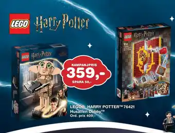 Lekextra Lego harry potter tm 76421 husalfen dobby tm erbjuda