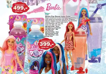 Barbie pop reveal juicy fruits
