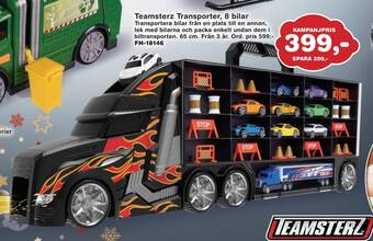 Lekextra Teamsterz transporter, 8 bilar erbjuda
