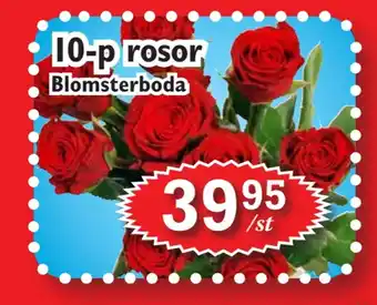 T-jarlen 10-p rosor erbjuda