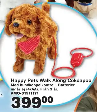 Lekextra Happy pets walk along cokoapoo erbjuda