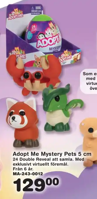 Lekextra Adopt me mystery pets 5 cm erbjuda