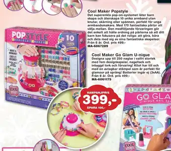 Lekextra Cool maker popstyle erbjuda