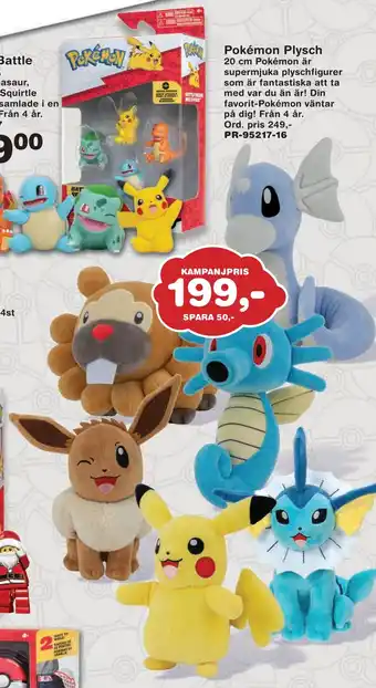 Lekextra Pokémon plysch erbjuda