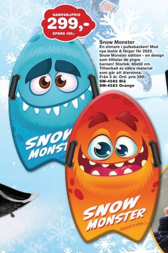 Lekextra Snow monster erbjuda