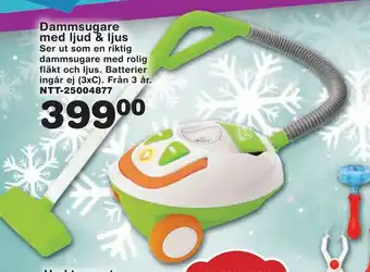 Lekextra Dammsugare med ljud & ljus erbjuda