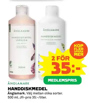 Coop Daglivs Handdiskmedel erbjuda
