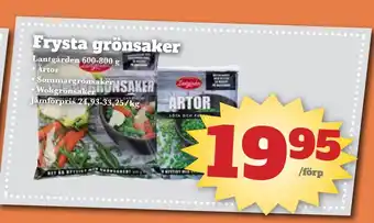 Bonum Matmarknad Frysta grönsaker erbjuda