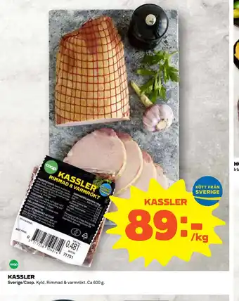 Coop Daglivs Kassler erbjuda