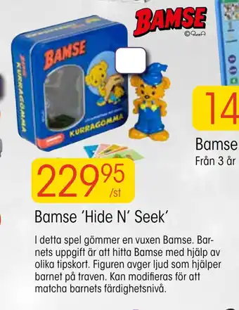 EKO Bamse 'hide n' seek' erbjuda