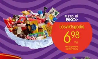 EKO Lösviktsgodis erbjuda