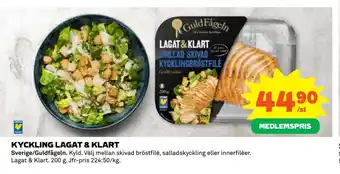 Coop Daglivs Kyckling lagat & klart erbjuda