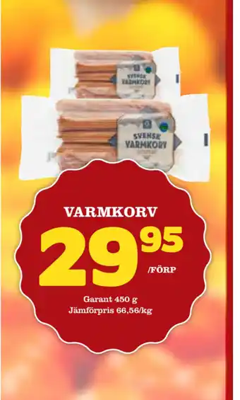 Din Mat Varmkorv erbjuda